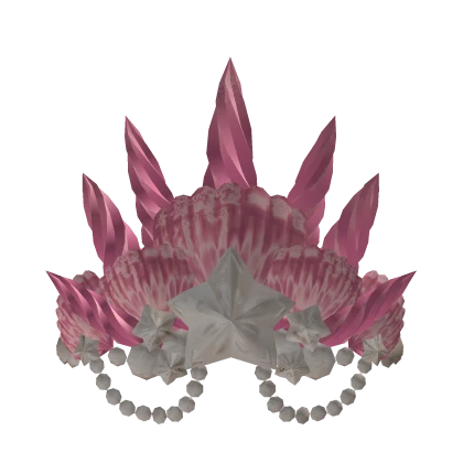 🔵 Blueberry Mermaid Crown Pink