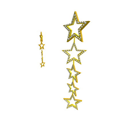 Super Star Earrings Gold