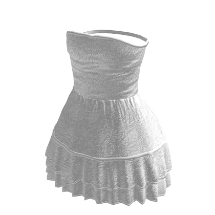 🤍 Mori Kei White Lace Ruffle Dress