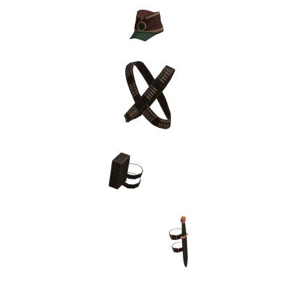 Mexican Cadet Bandolier Cap Accesories Holsters