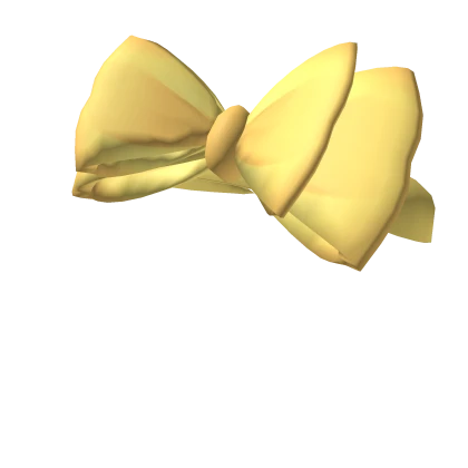 Yellow Bow Headband 