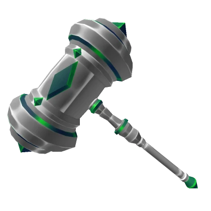 Cleansed Emerald  Crusher Hammer