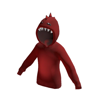 Red Dino Hoodie