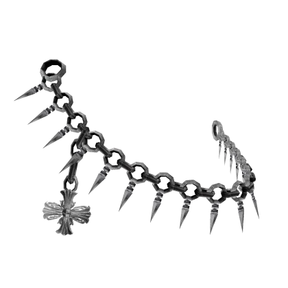 Silver Thorn Emo Chain