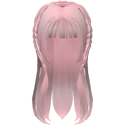 Pink Cute Anime Hair w/ Braids Headband