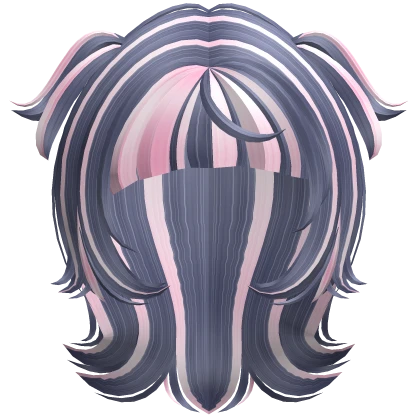 ʚ kawaii two tone bob doll pigtail hair navy pink