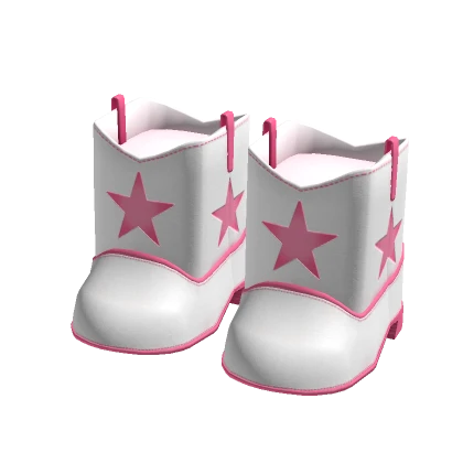 Pink Star Cowboy Boots