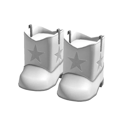 White Star Cowboy Boots