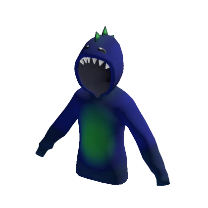 Blue Dino Hoodie