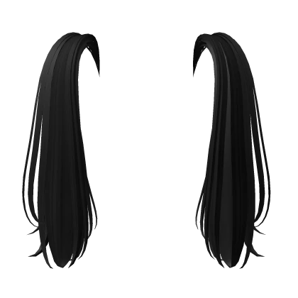 Playful Pigtails in Black