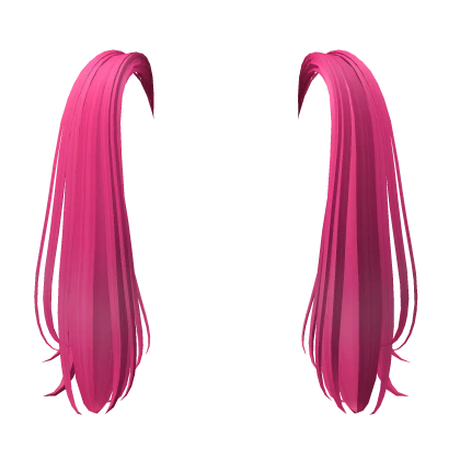 Playful Pigtails in Hot Pink