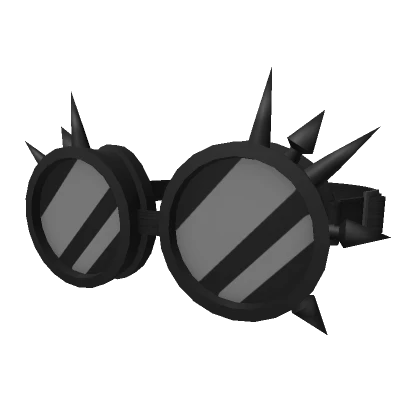 Dark Spiked Punk Goggles