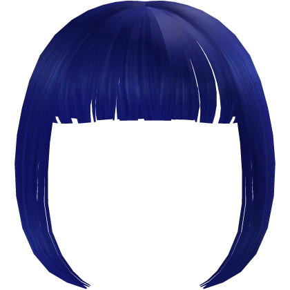 Royal Blue Full Fringe Bangs
