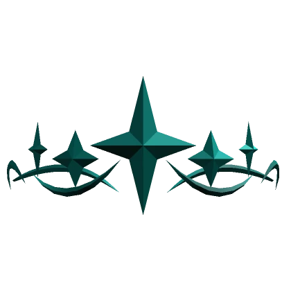 Teal Star Crown