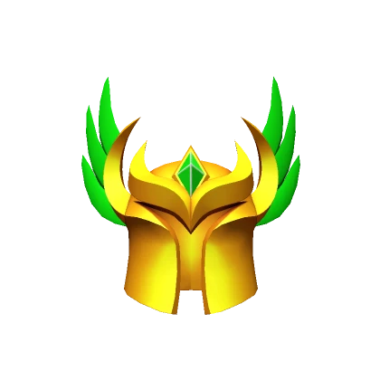 Gold & Emerald Helmet of the Victorious