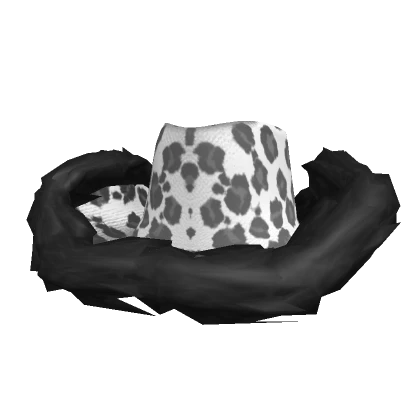 Cheetah Print B & W Cowboy Hat