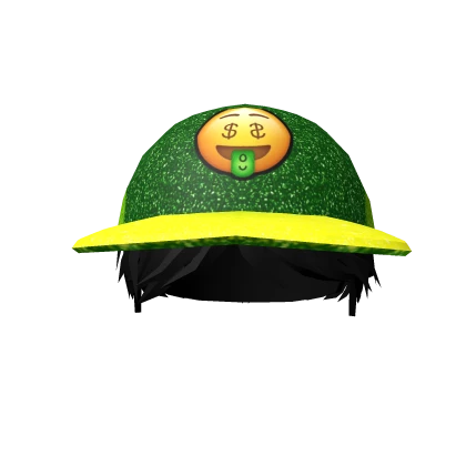 ✅Limited Money Face Hat + Hair