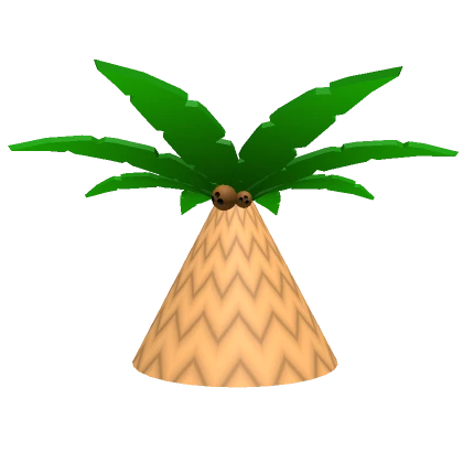 Tropical Palm Tree Party Hat