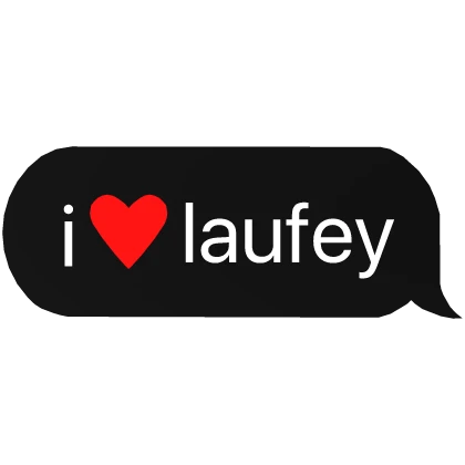 i heart laufey text