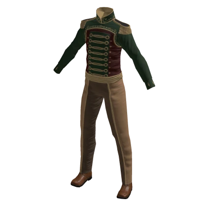 Mexican Cadet Green Uniform