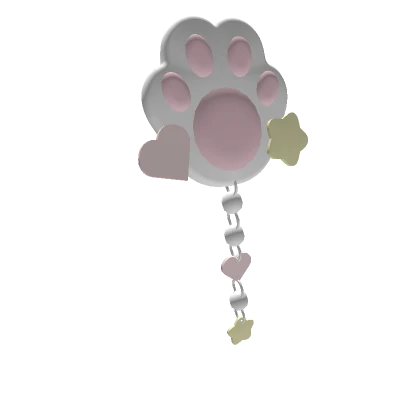 ɞ | kawaii white paw clip (right)