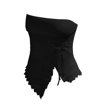🍀Summer Drawstring Tube Top (Black)