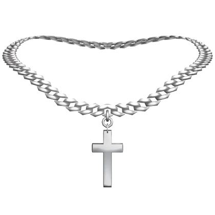 1.0 Silver Cross Chain