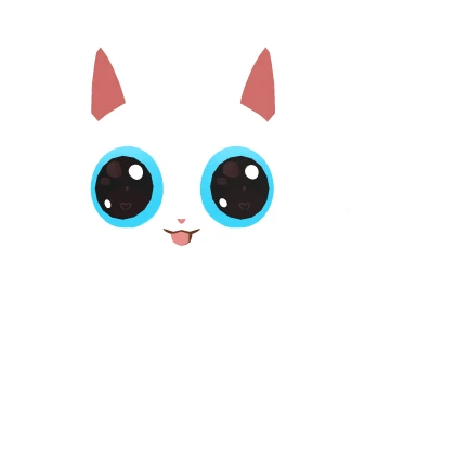 Cute White Cat Shoulder Pal