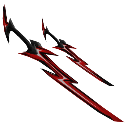 [Animated] Dual Red Energy Sword