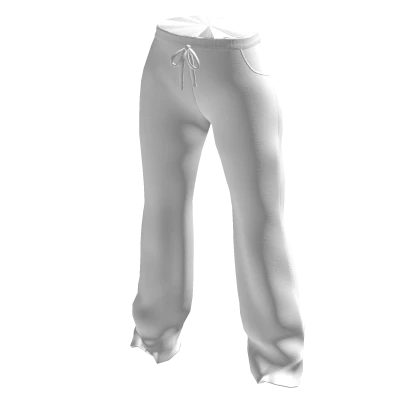 White Baggy Pajamas