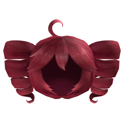 Teto drills pigtails cute red for classic face