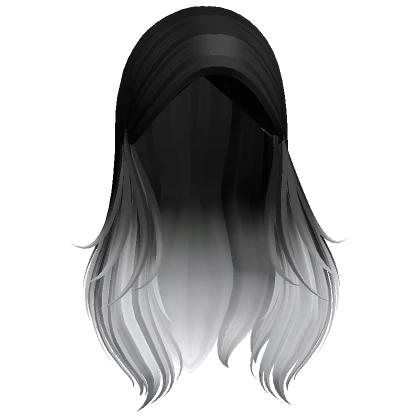 Long Flowing Angelic Hair (Black & White)