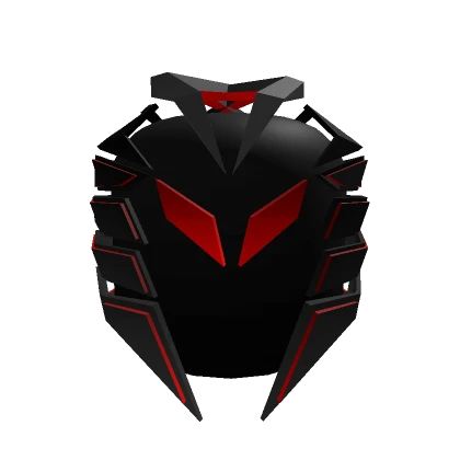 God of Darkness Head (Black - Red)