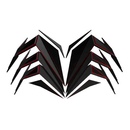 God of Darkness Wings (Black - Red)