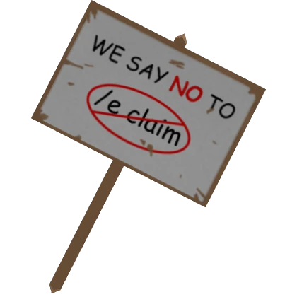 we say NO to /e claim