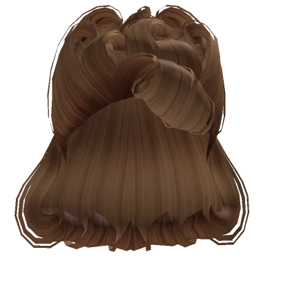 50s Retro Rolls Hairstyle in Light Brown