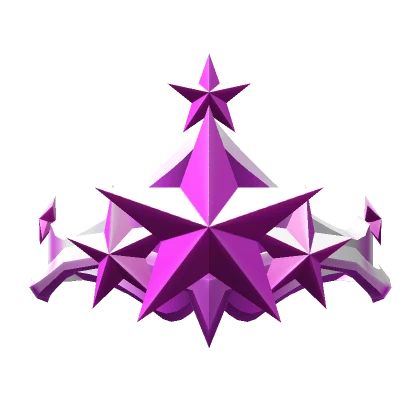 Hot Pink Star Crown