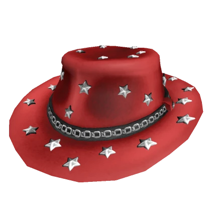 Red Starfall Fedora