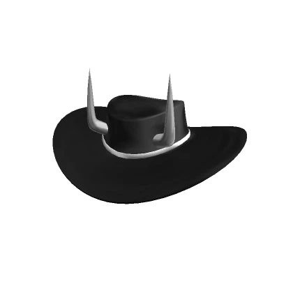 Cowboy Hat with Silver Spikes 🤠