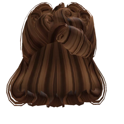 50s Retro Rolls Hairstyle in Brown Streaks