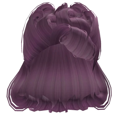 50s Retro Rolls Hairstyle in Purple