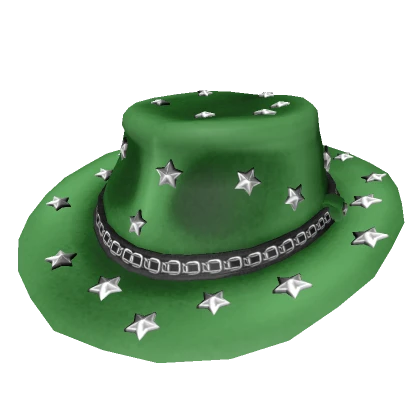 Green Starfall Fedora