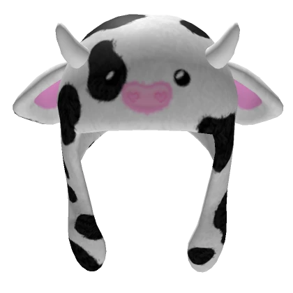 Kawaii Cow Beanie