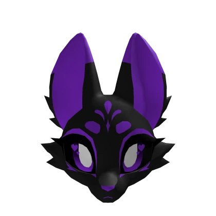 Purple Halloween Demon Kitsune Female Kemono