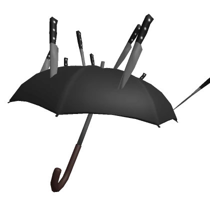 Raining Knives Umbrella