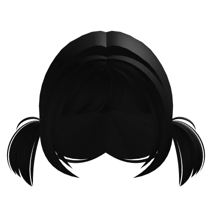 ノ꒰ kawaii tinsie black pigtails ❤︎ ͡ 𐦯