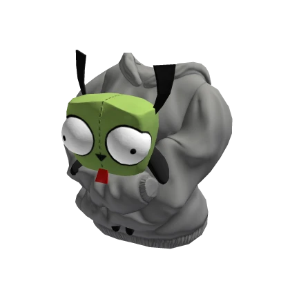 Green Alien GIR Huggable Holdable Sweater Hoodie