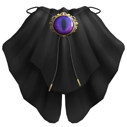 Black Jabot with a Purple Dragon Eye Gem 1.0
