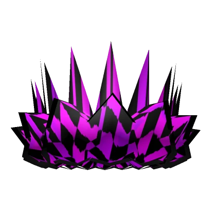 Purple Checkered Crown