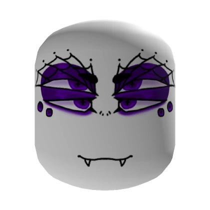 Purple spider king face mask